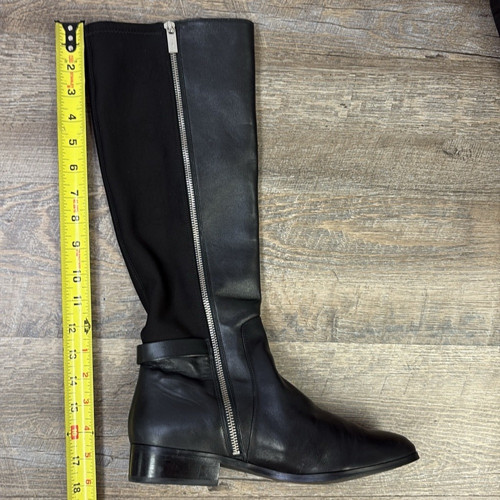 Women’s Michael Kors HAMILTON Stretch Leather Knee High Boots Size 9 - Picture 10 of 10